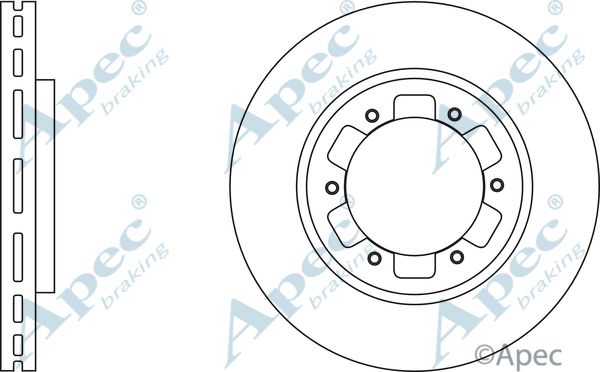 APEC BRAKING Bremžu diski DSK2906